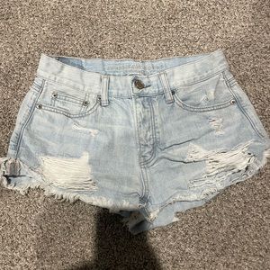 American eagle jean shorts